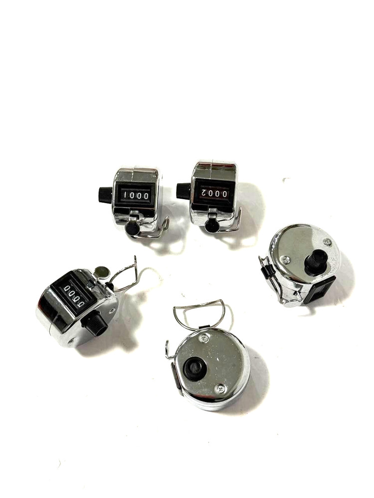 5 PCS 4 Digit Number Hand Counter