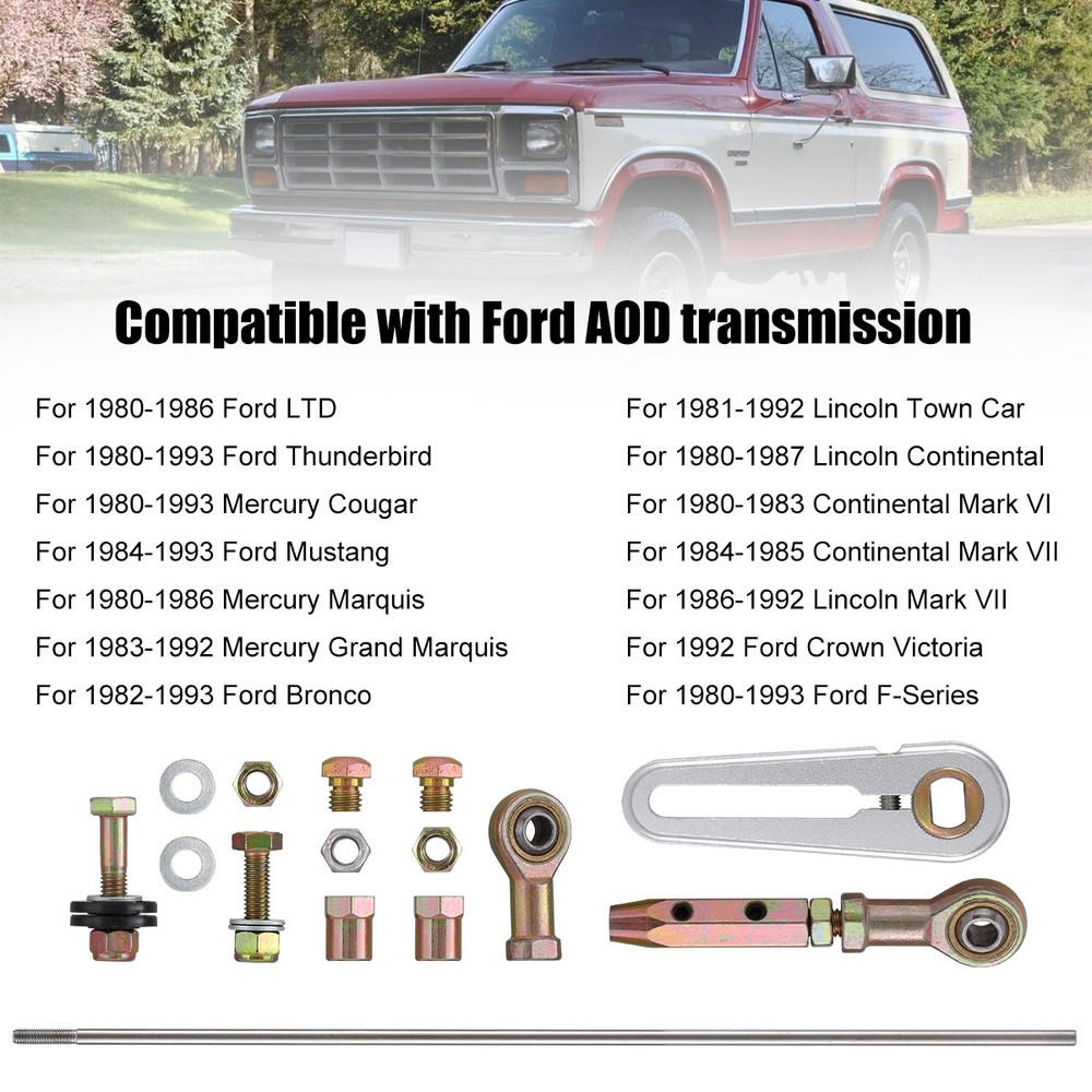 💥21"Adjustable Column Shift Linkage Kit ACA-1800 For GM TH350 TH400 4L60E&Ford
