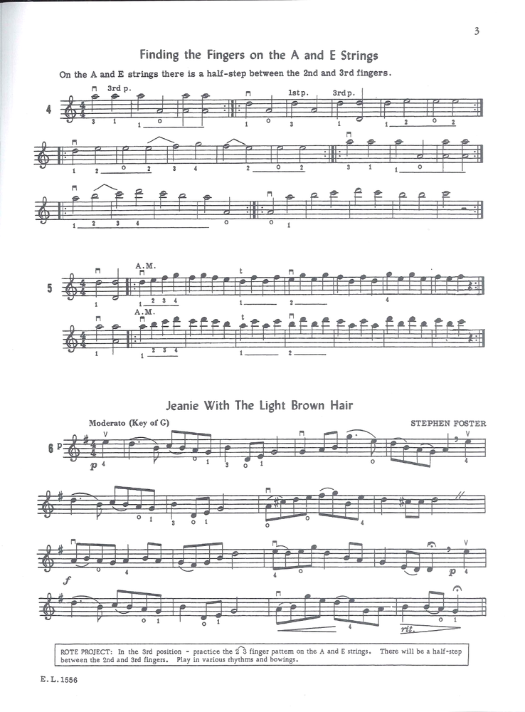 Vintage Belwin Applebaum String Builder Violin Book 3 Third Position Double Stop