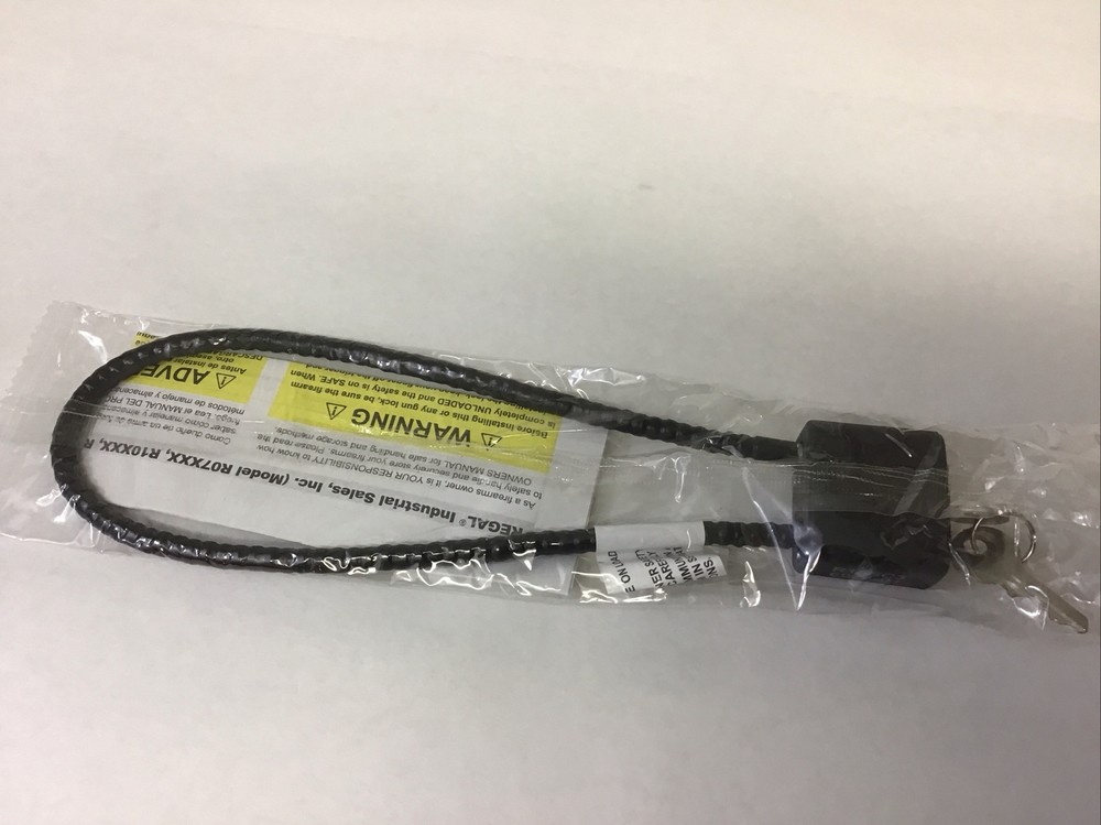 Firearm Keyed Cable Lock (Black). #35-16