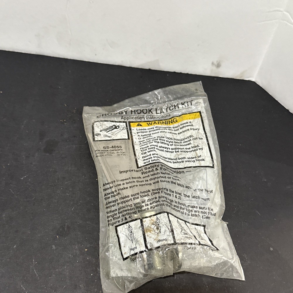 Crosby Hook Latch Kit, model SS-4055 NOS