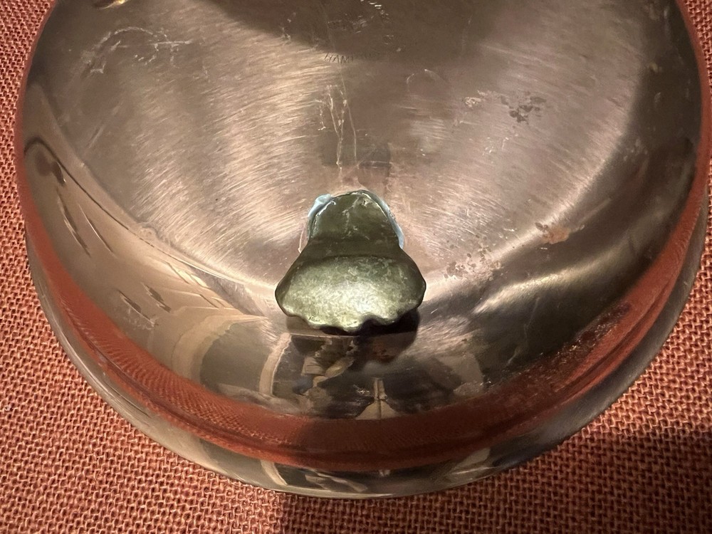 Colonial Virginia Three Footed Copper Bowl