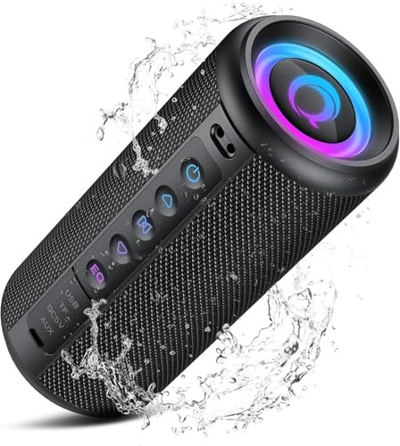 Portable Bluetooth Speaker, 2026 Bluetooth 5.4 Wireless Speaker with 20W HD