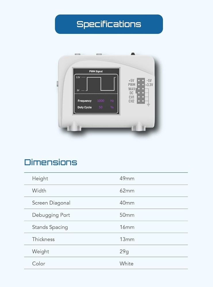 Zoolark pocket Circuit debugger, oscilloscope, spectrum analyzer
