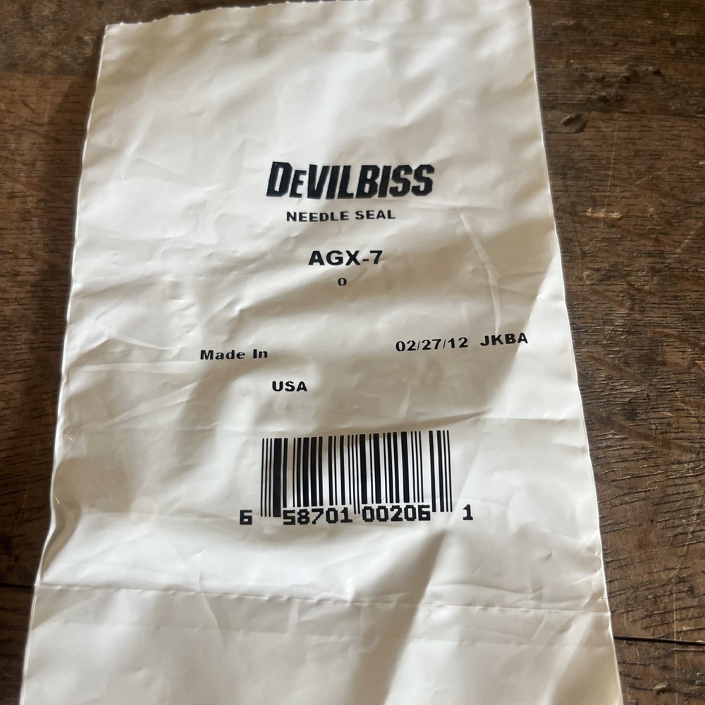 NOS DEVILBISS NEEDLE SEAL AGX-7