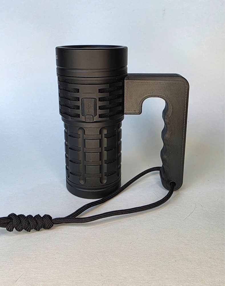 Handle for Sofirn Q8 Plus flashlight | 3D Printed in PETG