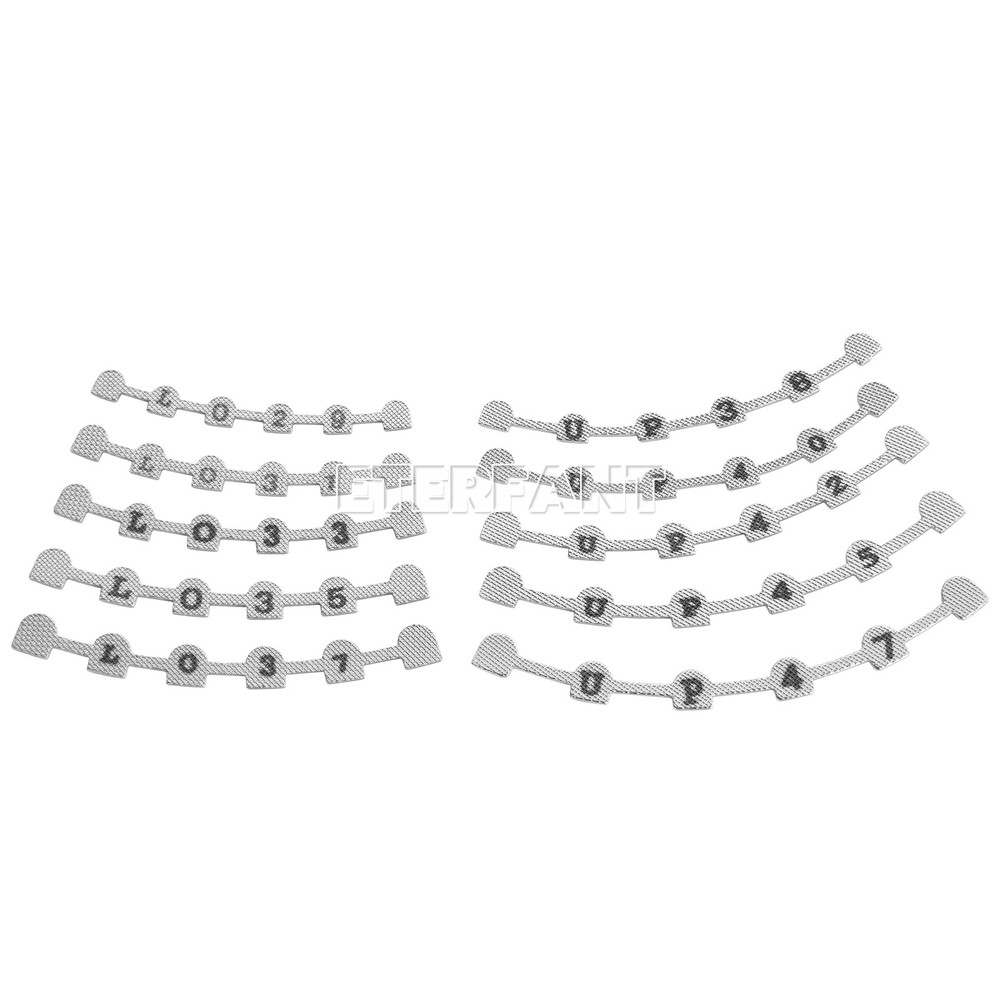 10PCs ETERFANT Dental Orthodontic Lingual Retainer Bonding Splints with Marks