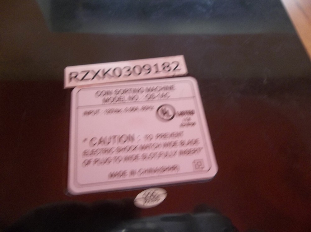 Royal Sovereign Quick Sort Counter Top Coin Sorting Machine QS-1AC