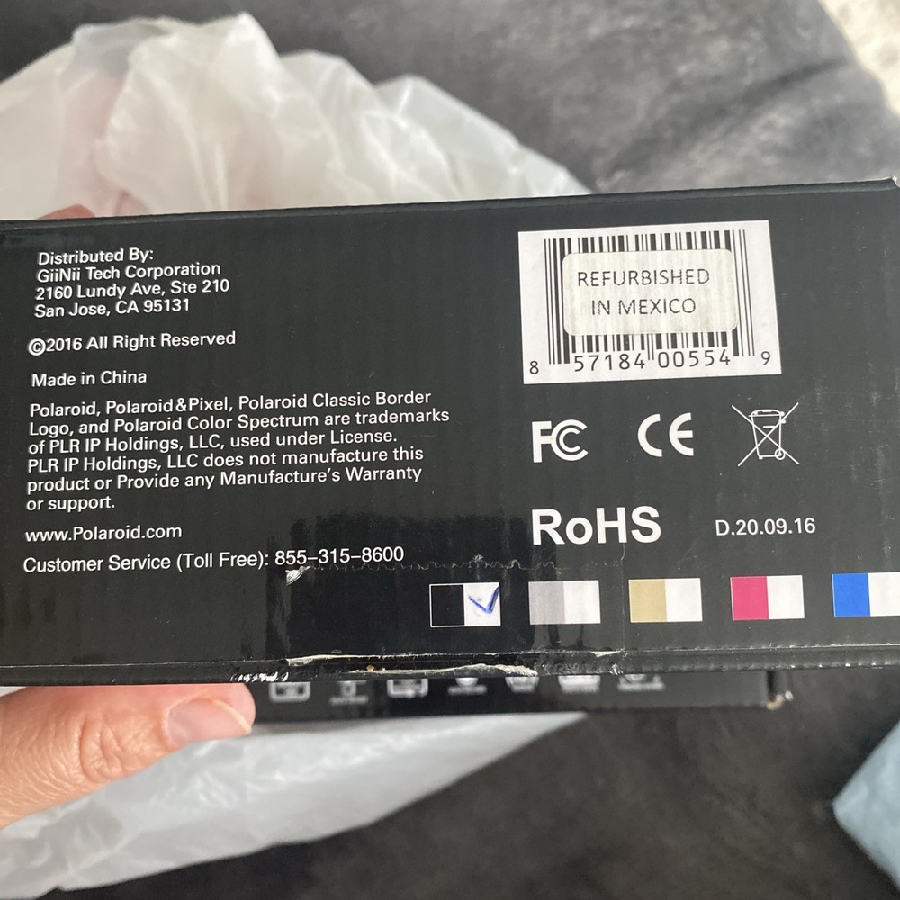 Polaroid 1080p LED Dash Cam - Black