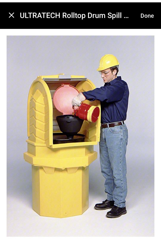 ULTRATECH Rolltop Drum Spill Containment System