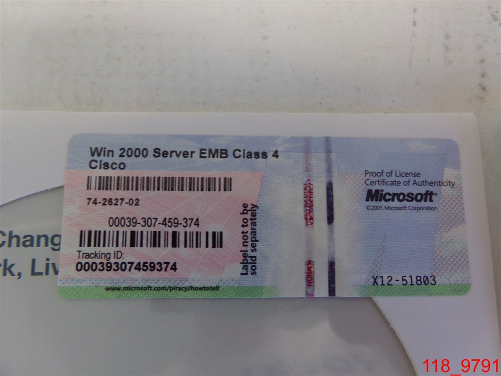 Qty=3: CD Cisco IP Telephony Server WIN 2000 SVR/Advanced OS 2000.4.6 Software