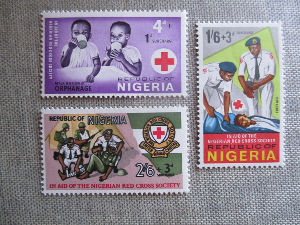 Nigeria, Scott# B1-B3,MNH