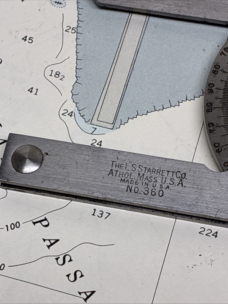 Vintage Starrett Universal Bevel Protractor No. 360