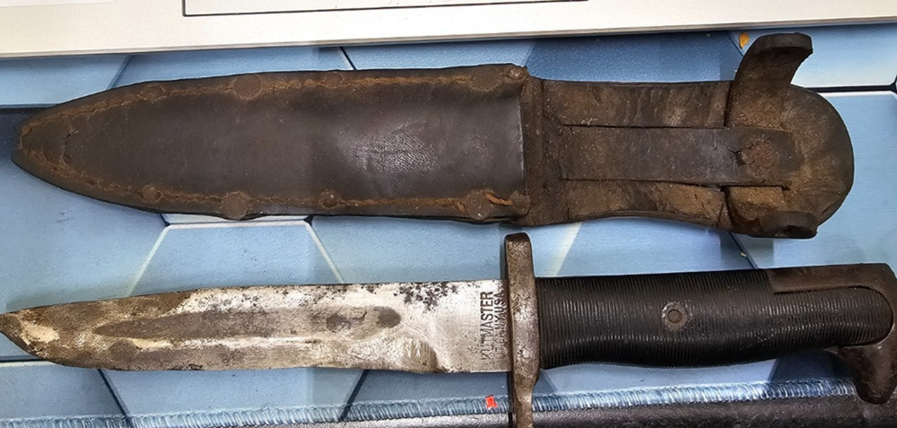 WW2 US Army Kutmaster Fixed Blade Fighting Knife