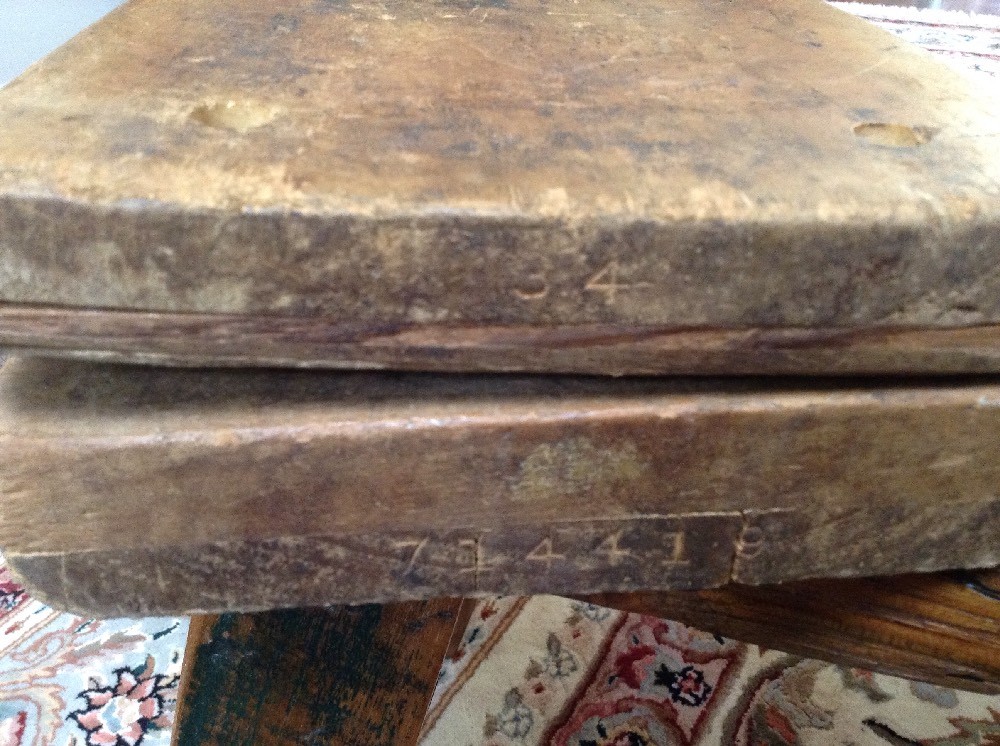 Antique Wooden Cigar Mold 10 Cigars Primitive