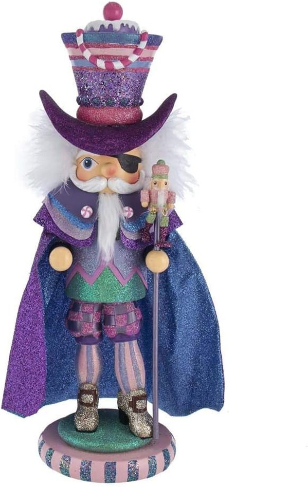 15-Inch Hollywood Sugar Plum Drosselmeyer Nutcracker, Multicolor