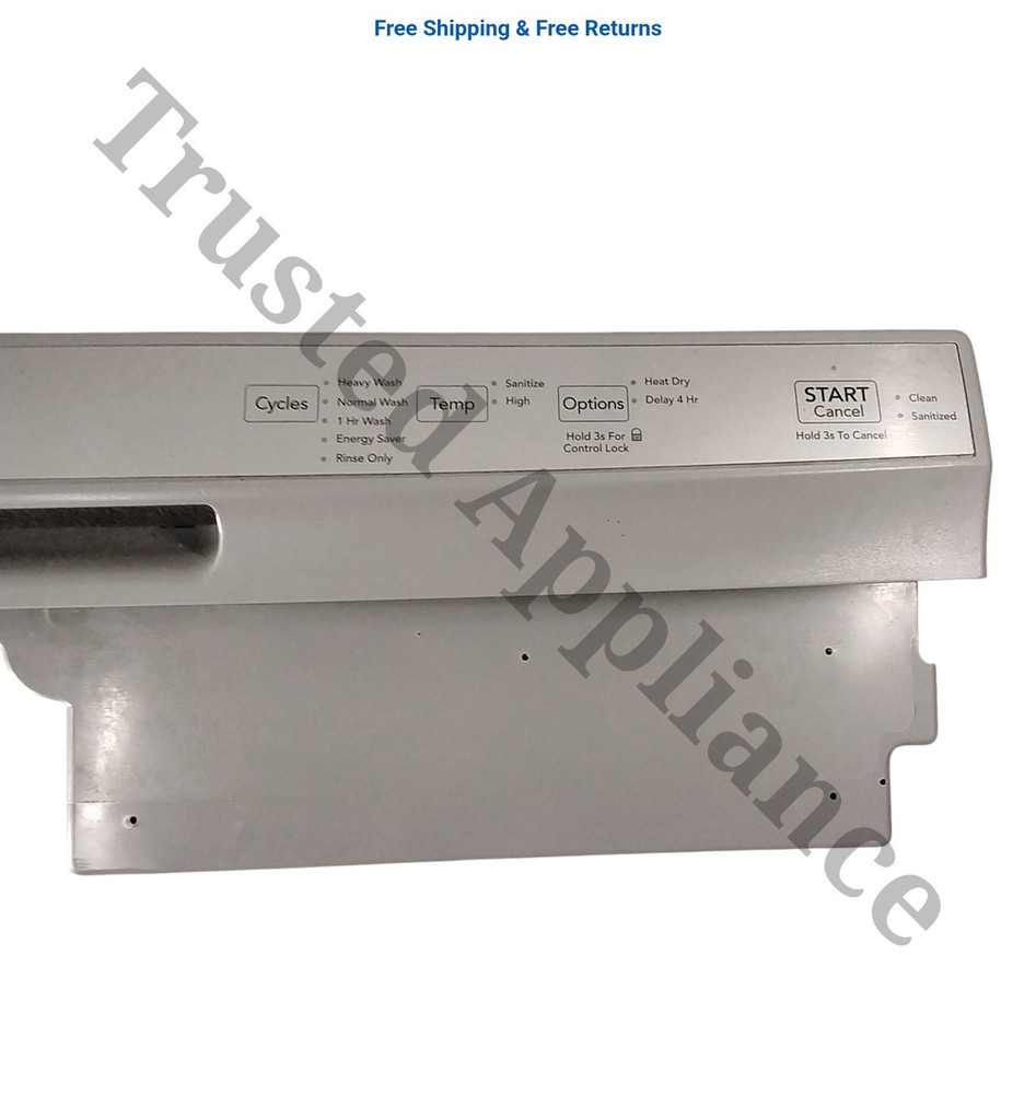 Dishwasher Control Panel Console A132904 GREY