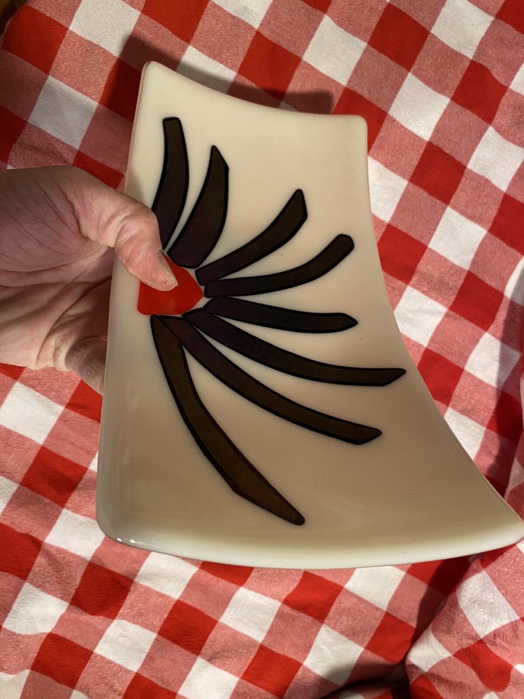 Infused Glass Studio Art Dish Beautiful ￼