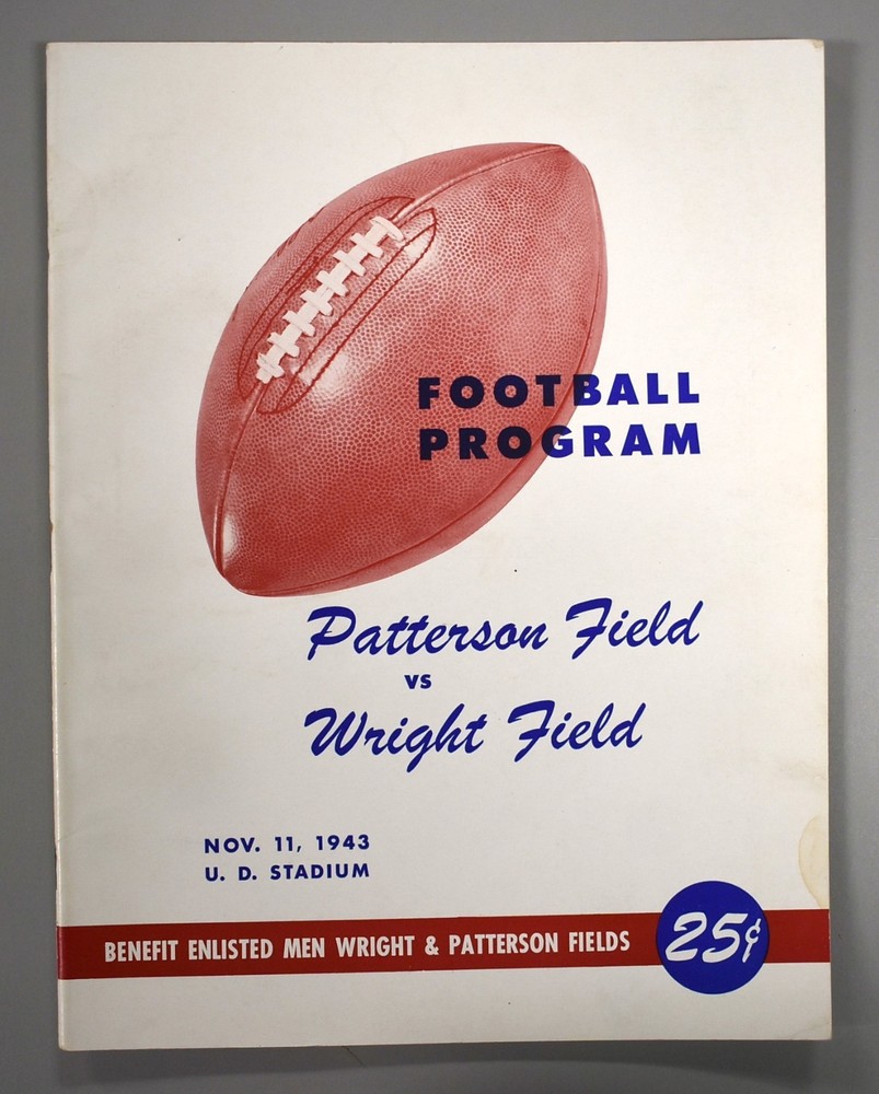Patterson Field vs Wright Field November 11th 1943 Official Game Program