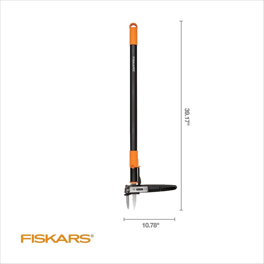Fiskars 3-Claw Stand Up Weeder, 39" Long Ergonomic Handle with Easy-Eject NEW