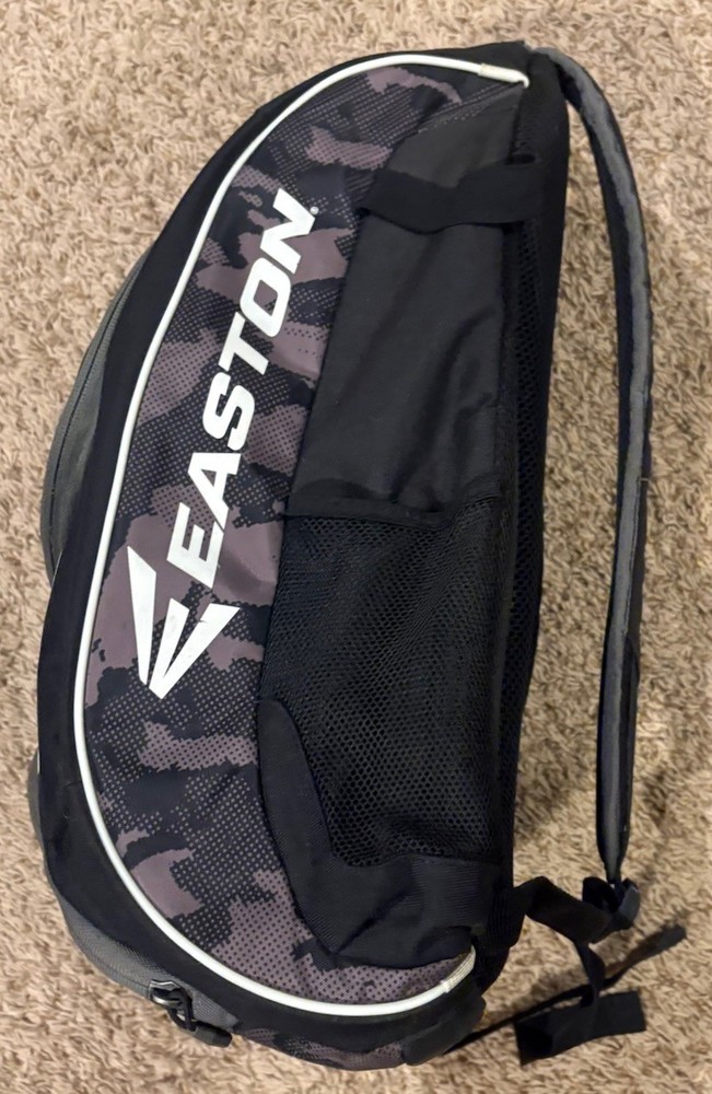 Easton Baseball Game Ready Backpack, Black Camo