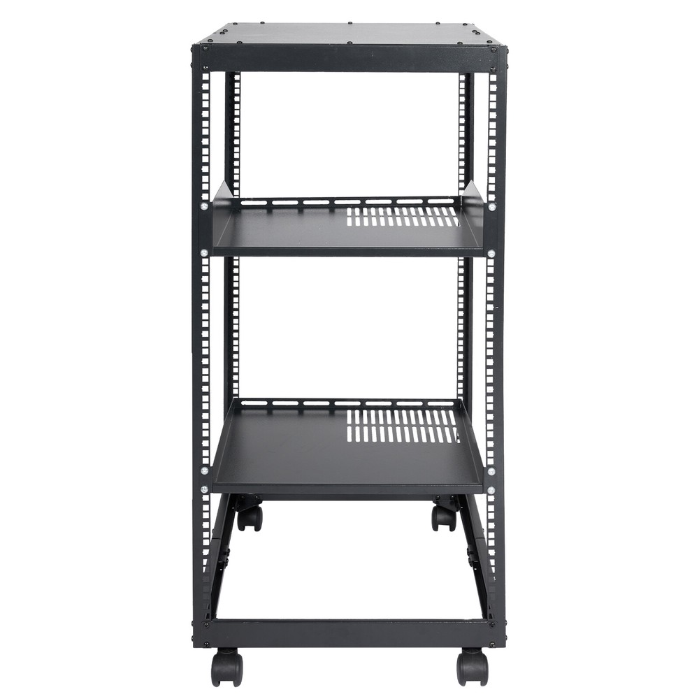 VEVOR 20U 4 Post Open Frame Server Rack Network Enclosure 23''-40'' Adjustable