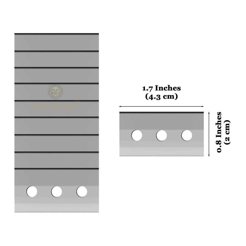 SunGrow Blade Refills for Aquarium Scraper