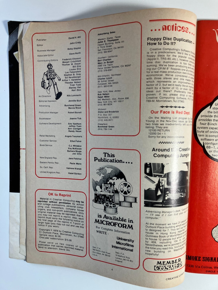 Creative Computing magazine February 1979