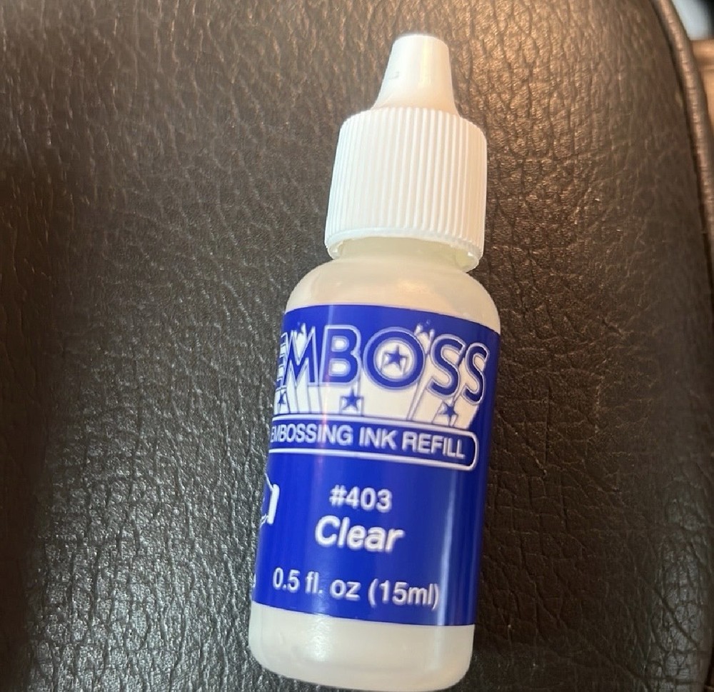 Clear Embossing Ink Stamp Pads Refill