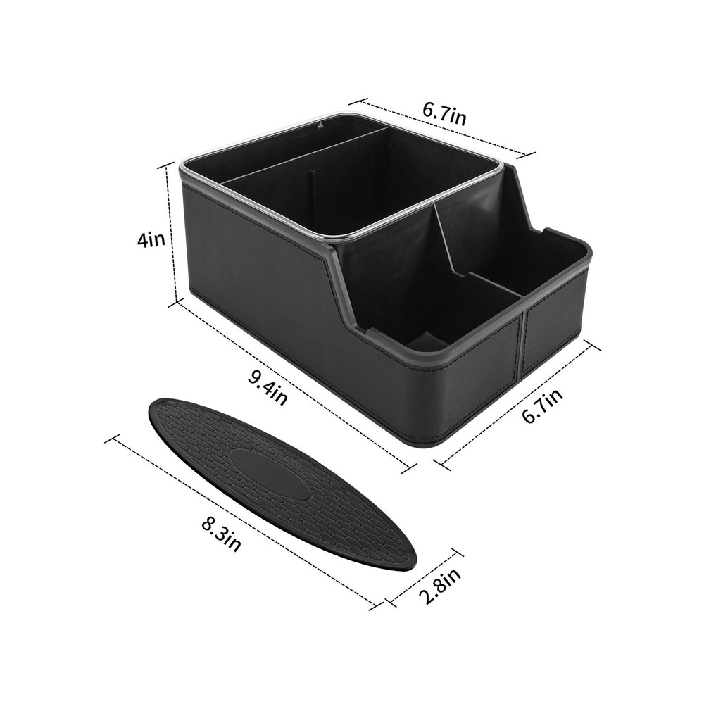 Car Storage Organizer Between Seats,Center Console Armrest Storage Box Back S...