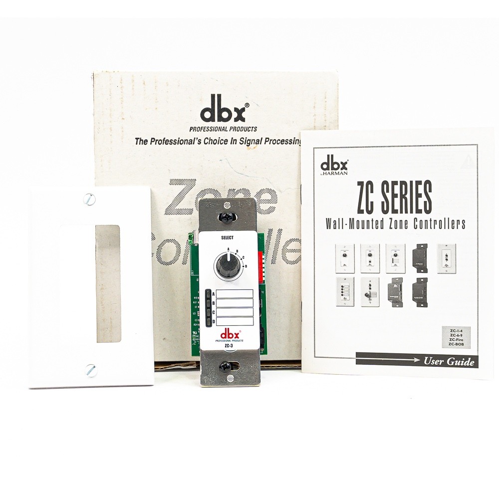 dbx ZC-3 Program / Source Selector for DriveRack & ZonePro – w/ Box, Manual