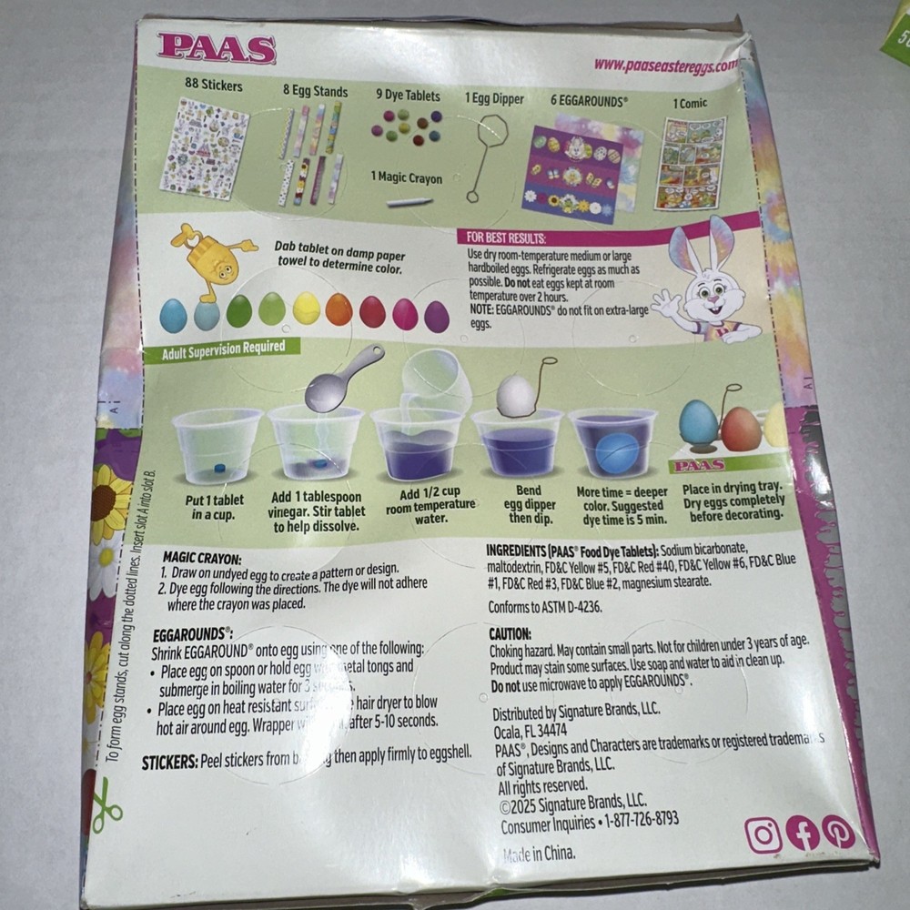 2 Paas Deluxe Easter Egg Decorating Kit