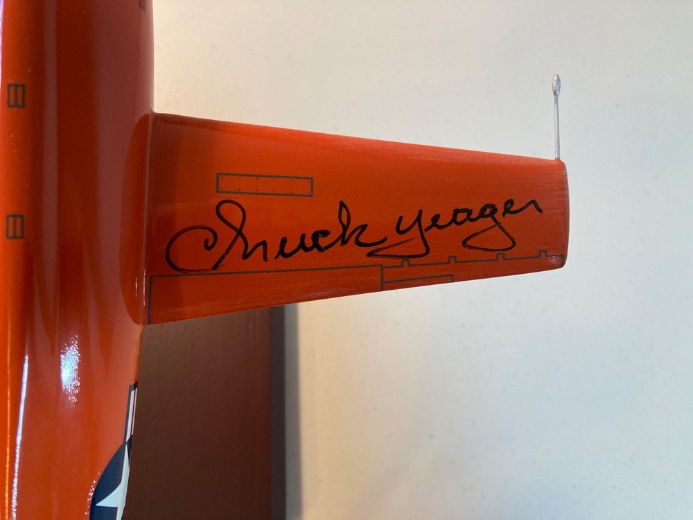 Chuck Yeager Signed Bell X-1 Model