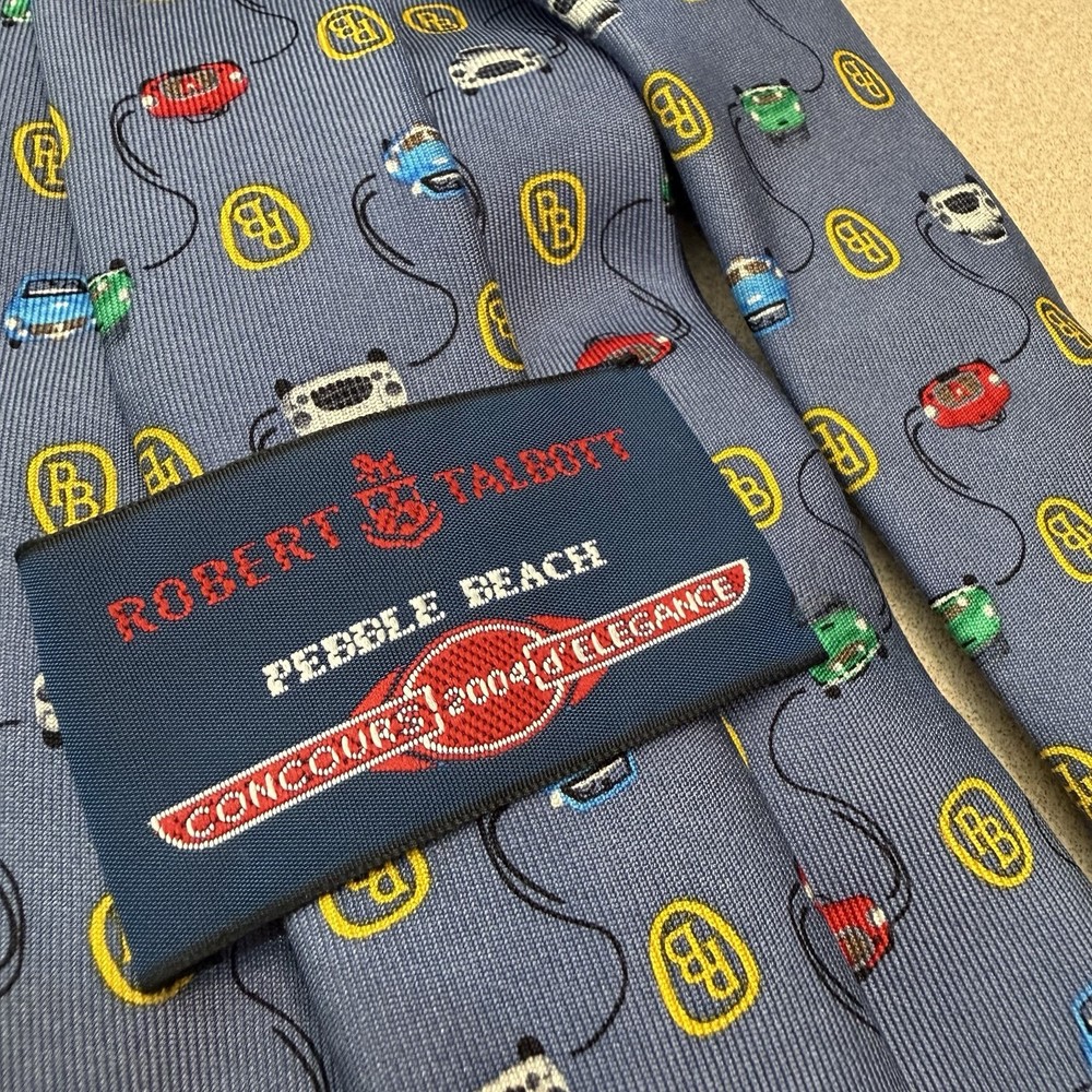 Robert Talbott 2004 Pebble Beach Concours d Elegance Vintage FERRARI Tie