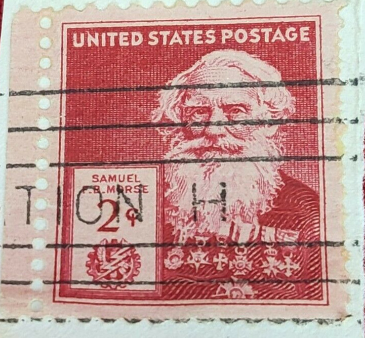 1940 2c Samuel Finley Breese Morse Inventions Code Telecommunications