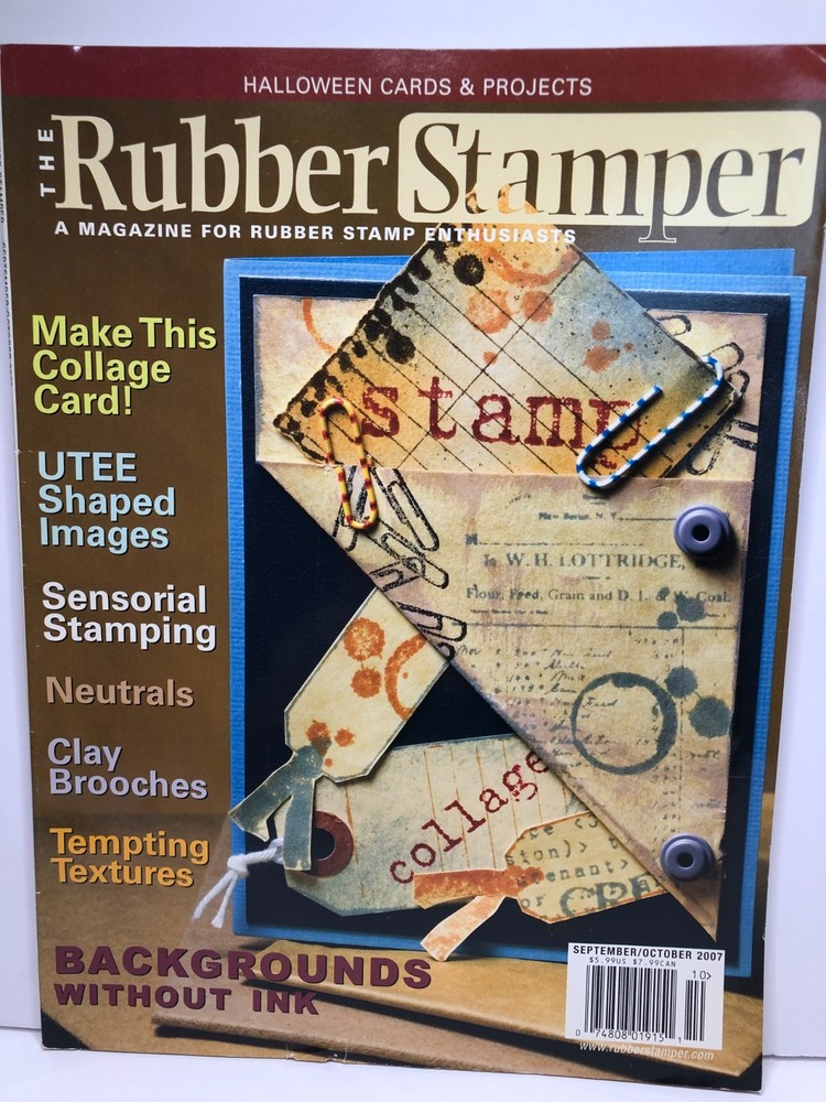 THE RUBBER STAMPER Magazine 2006 & 2007 - 9 Issues