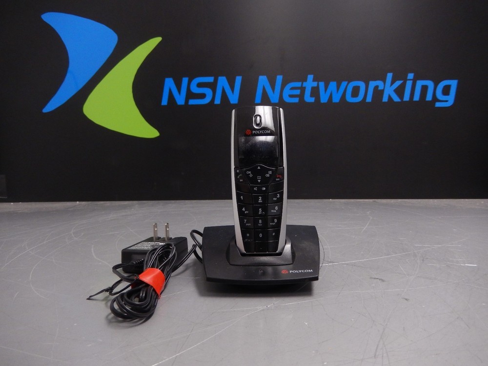 Polycom KIRK 2010 DECT Wireless Handset w/ Charging Base & Power Supply Included