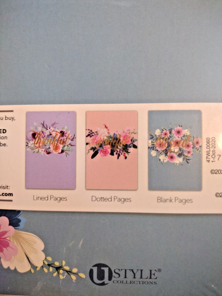 Ustyle Collections 3 Pack Notebook 40 Sheets Per Notebook lined, Dotted, & Blank