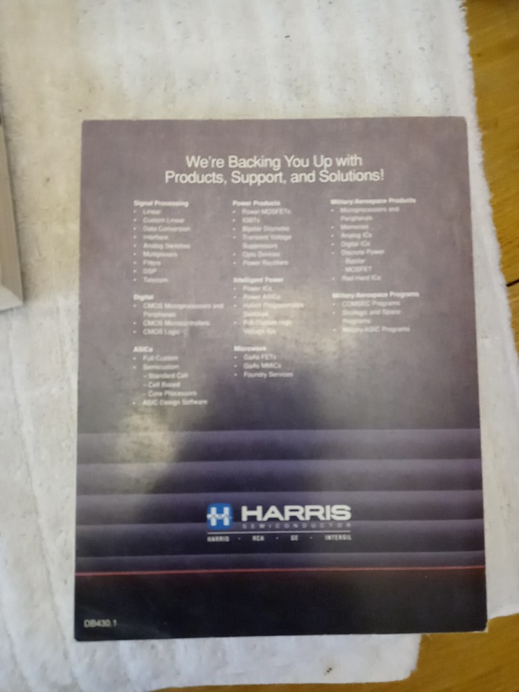 Harris Semiconductors Optoelectronics Book