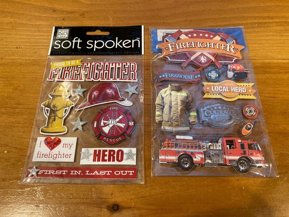 Firefighter Sticker Packs