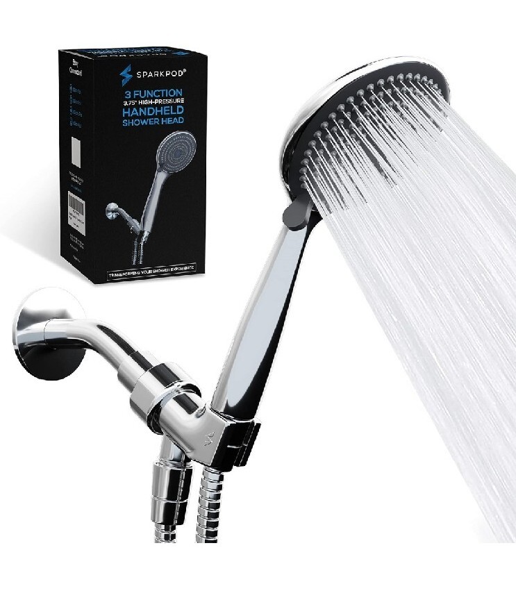 SparkPod High Pressure 3-Function Handheld Shower Head