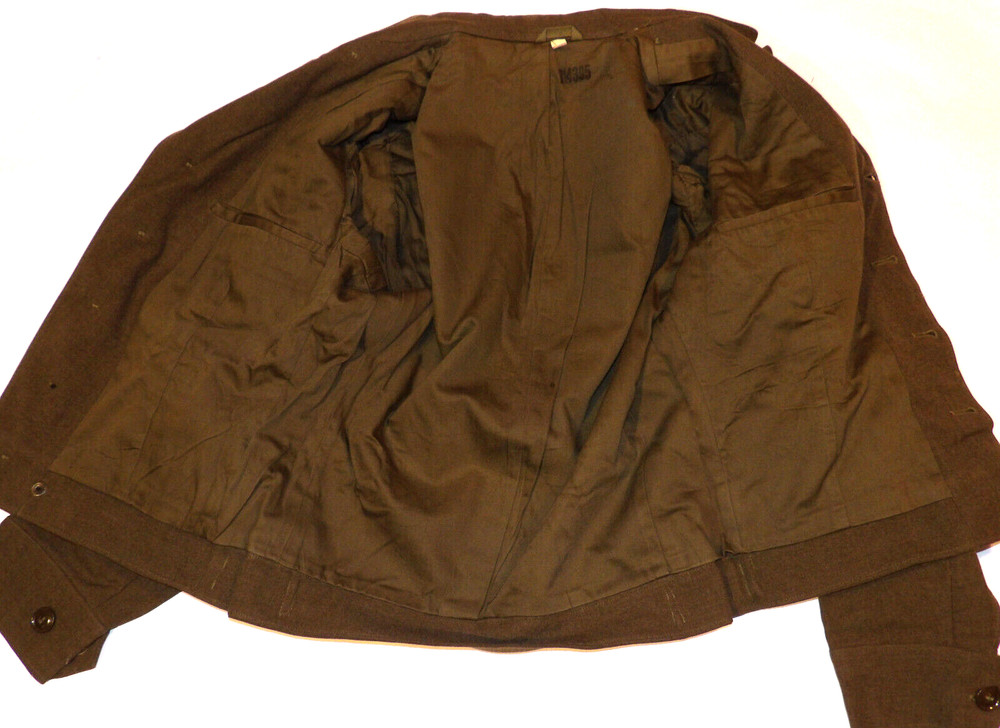 VTG WWII/KOREAN WAR EISENHOWER/IKE WOOL JACKET! 3rd ARMY SHOULDER PATCH! 38R