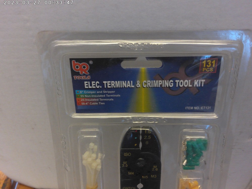 Wire Stripper/ Crimer tool kit 131 pieces NEW