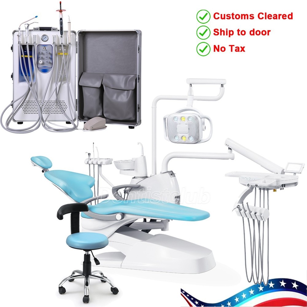 Dental Unit Chair Computer Control /Delivery Unit with Suction Air Compressor