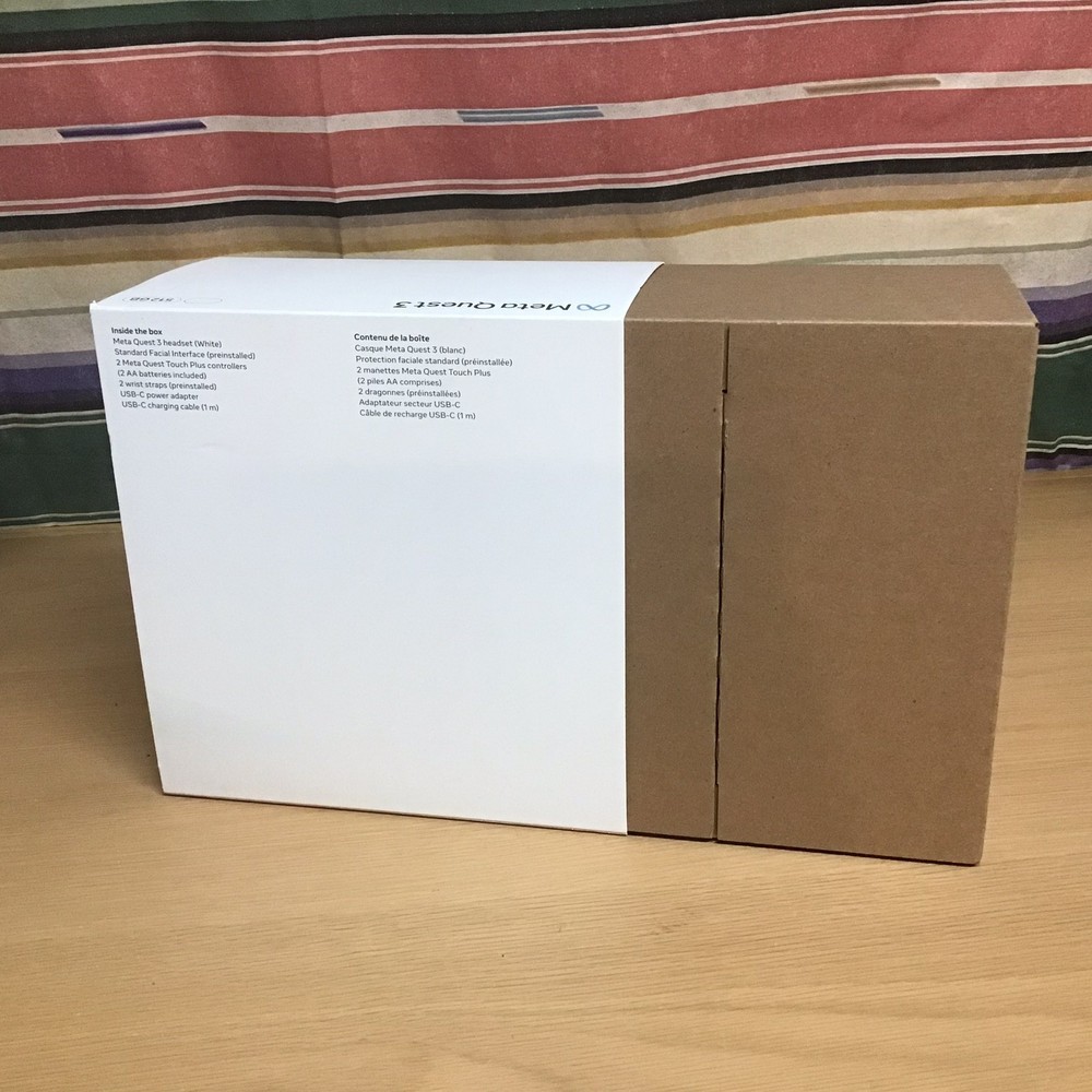 Original Meta Quest 3S 512 gb Empty Retail Display Only Box – Box Only