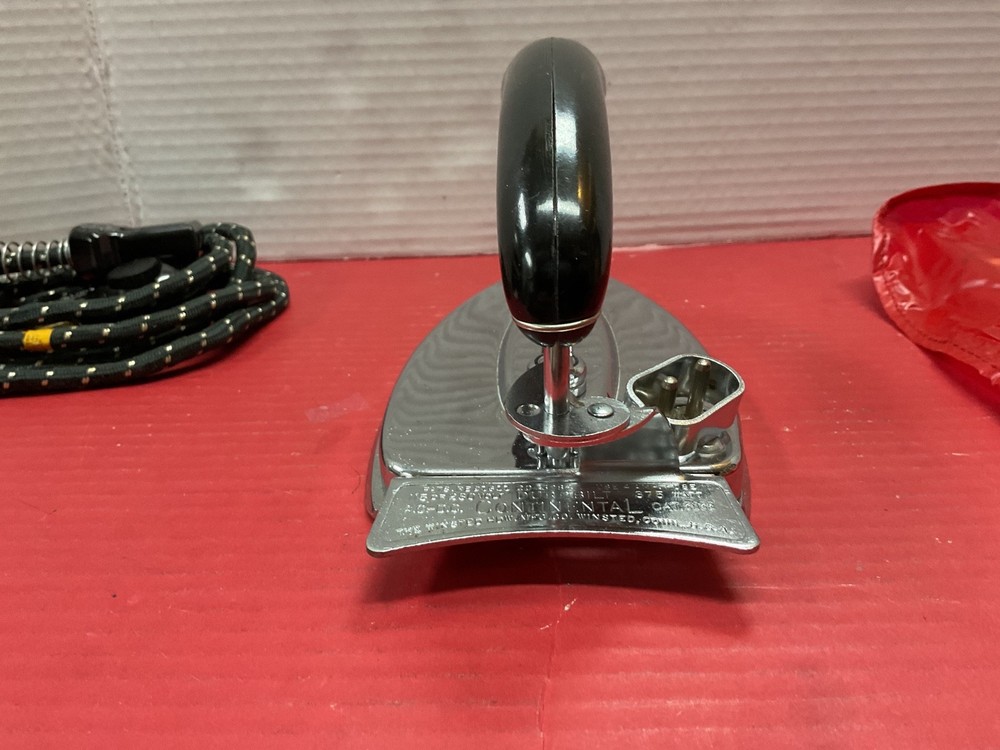 folding iron with case