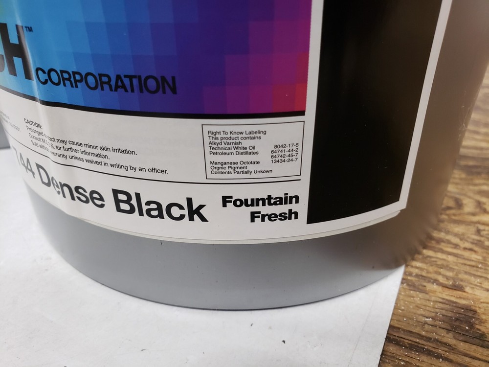 Novastar 744 Dense Black Offset Ink 26 Lbs Offset Ink