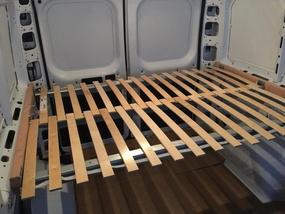 3x Beam Camper Van Full Bed Central Support Adjustable 55" to 79" Sleeper
