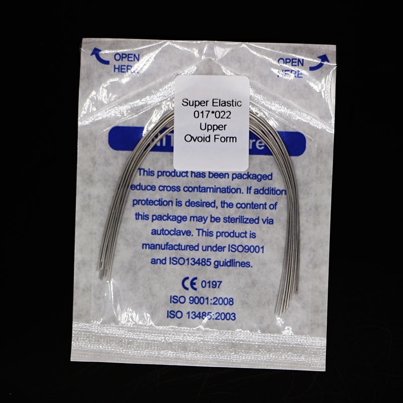 1-200× Dental Orthodontic Super Elastic Niti Rectangular Arch Wire 017×022 Upper