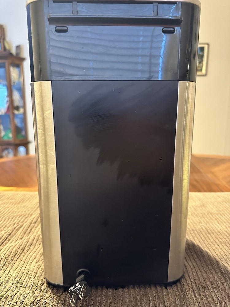 Braun 12 Cup Programmable BrewSense Drip Coffee Machine Stainless/White TESTED